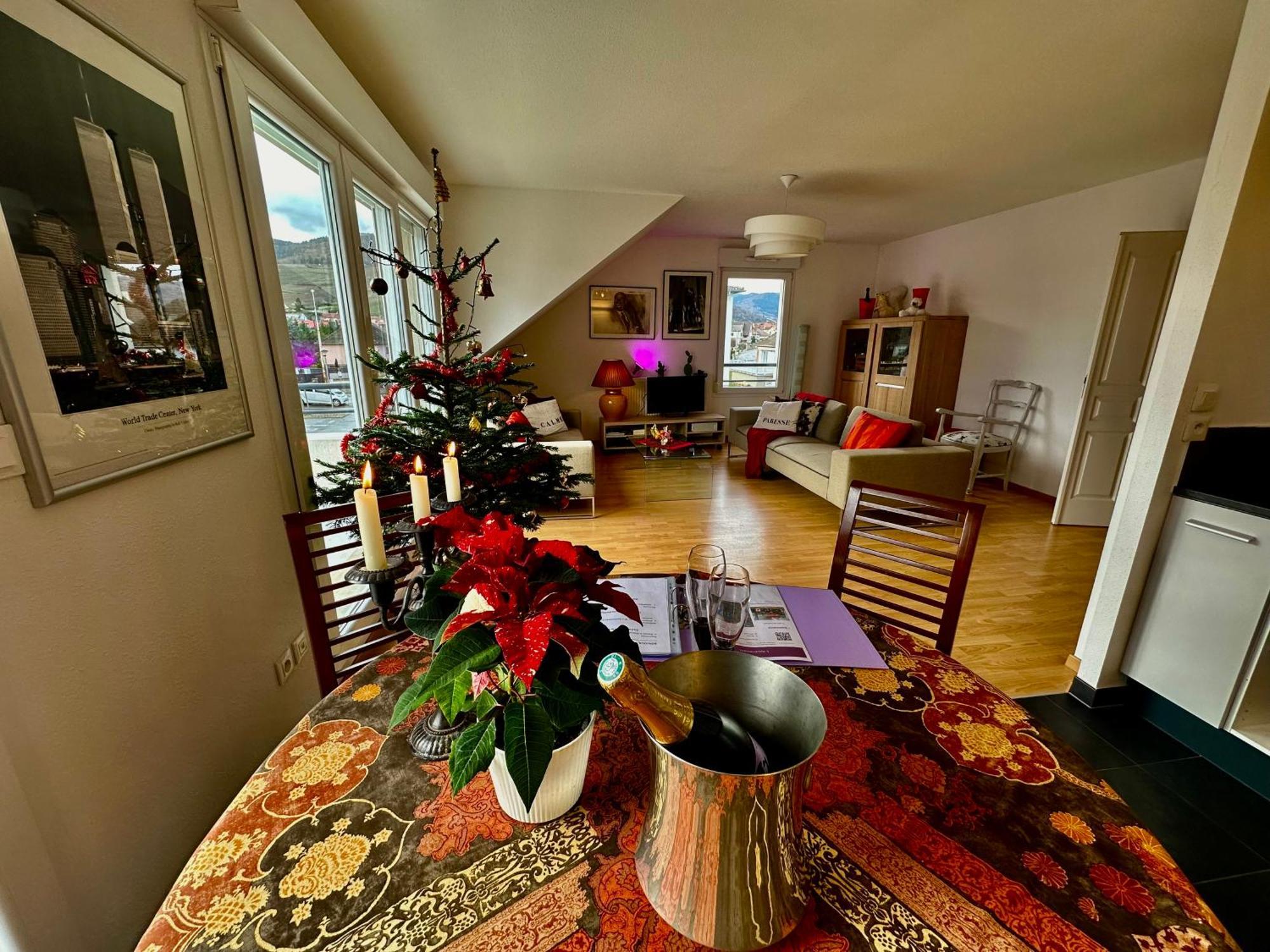 A2 Pas De Colmar Terrasse,Parking Appartement Wintzenheim Buitenkant foto